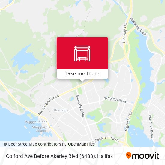 Colford Ave Before Akerley Blvd (6483) map