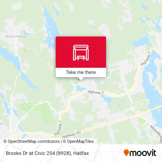 Brooks Dr at Civic 254 (8928) map