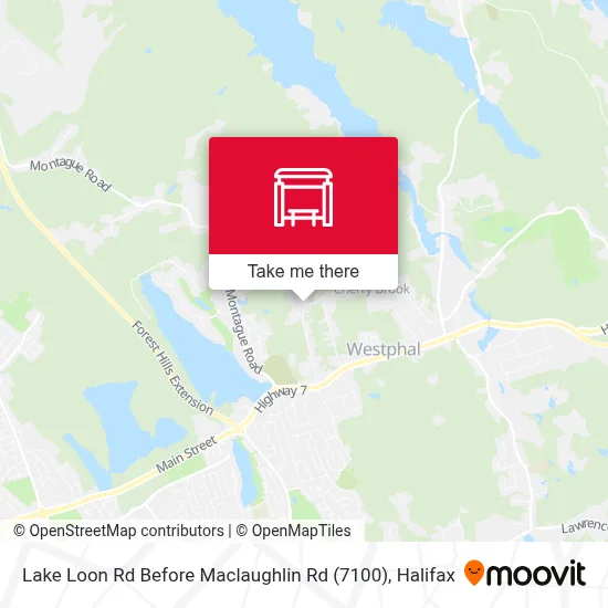 Lake Loon Rd Before Maclaughlin Rd (7100) map