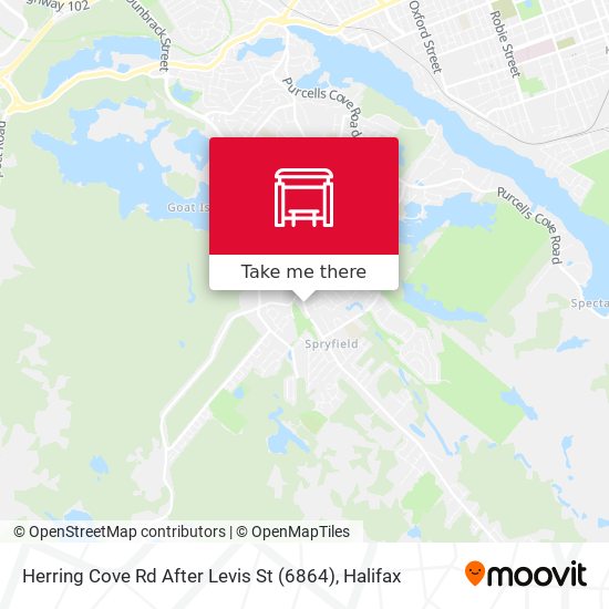 Herring Cove Rd After Levis St (6864) map