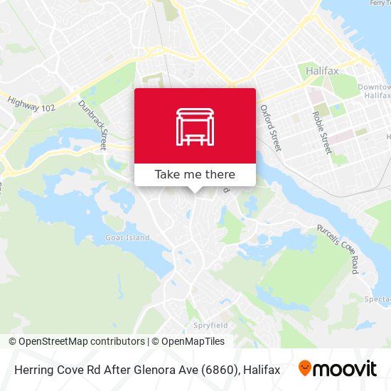 Herring Cove Rd After Glenora Ave (6860) map