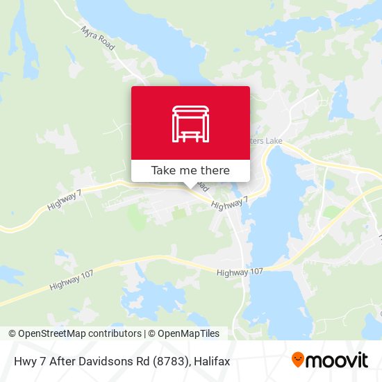 Hwy 7 After Davidsons Rd (8783) map