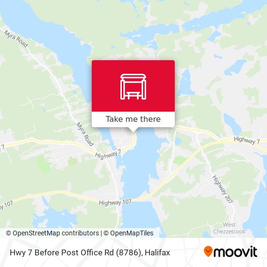 Hwy 7 Before Post Office Rd (8786) map
