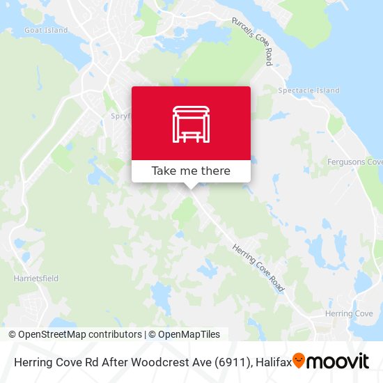 Herring Cove Rd After Woodcrest Ave (6911) map