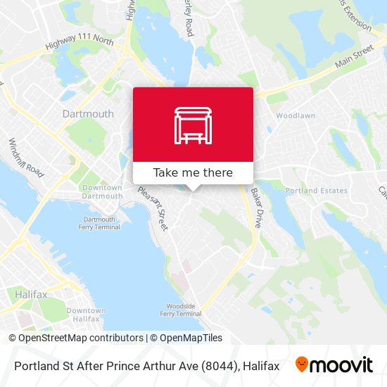 Portland St After Prince Arthur Ave (8044) map