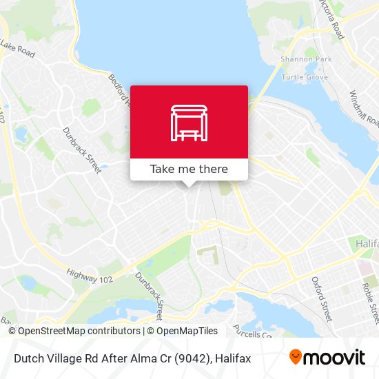Dutch Village Rd After Alma Cr (9042) map