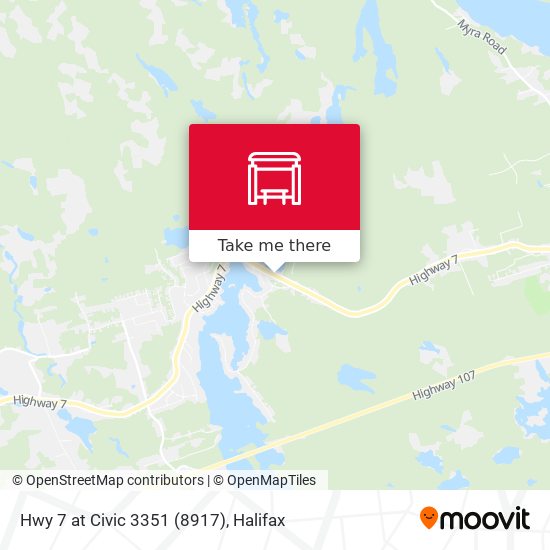 Hwy 7 at Civic 3351 (8917) map