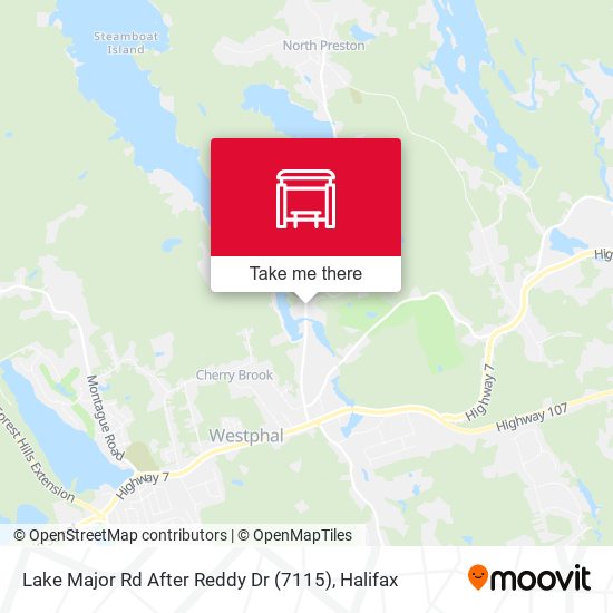 Lake Major Rd After Reddy Dr (7115) map