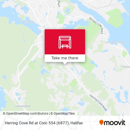 Herring Cove Rd at Civic 554 (6877) map