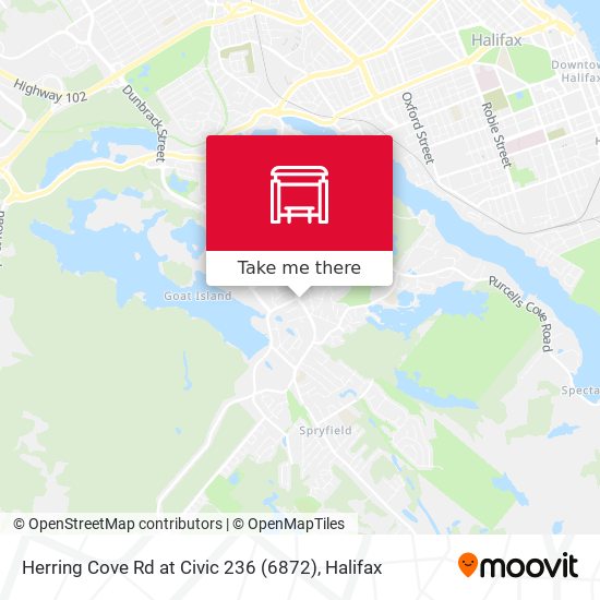 Herring Cove Rd at Civic 236 (6872) map