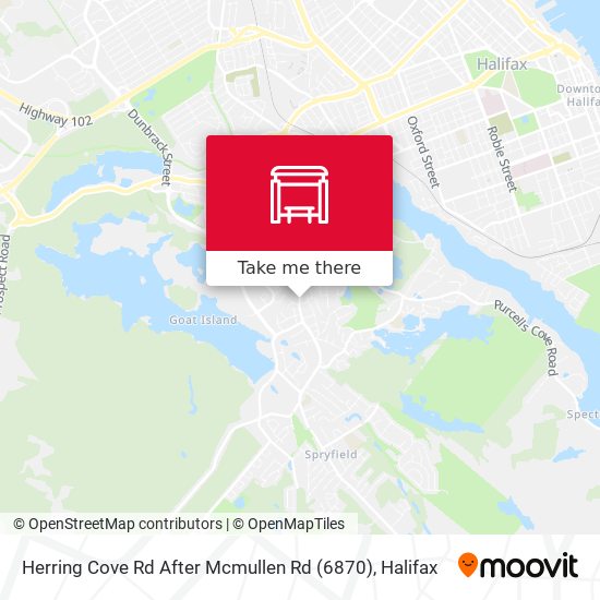 Herring Cove Rd After Mcmullen Rd (6870) map