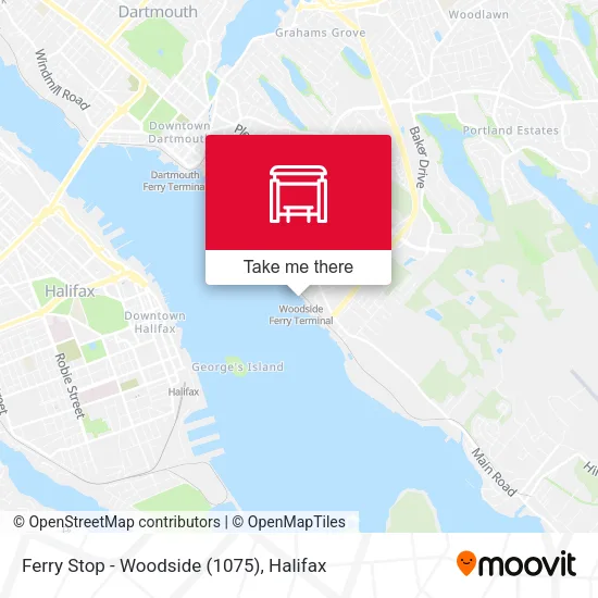 Ferry Stop - Woodside (1075) plan