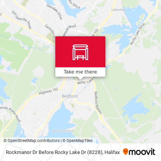 Rockmanor Dr Before Rocky Lake Dr (8228) map