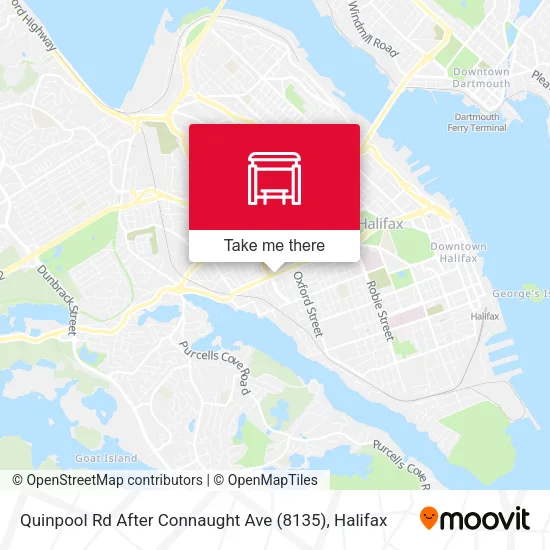 Quinpool Rd After Connaught Ave (8135) map