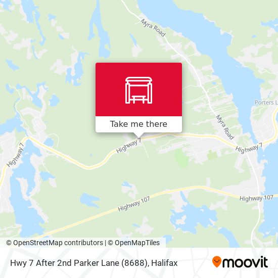 Hwy 7 After 2nd Parker Lane (8688) map