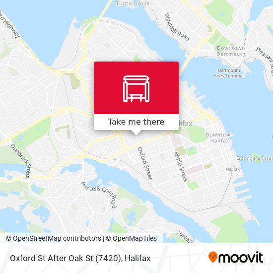 Oxford St After Oak St (7420) map