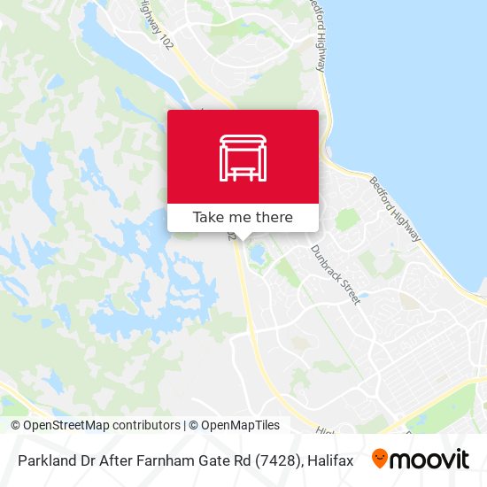 Parkland Dr After Farnham Gate Rd (7428) map