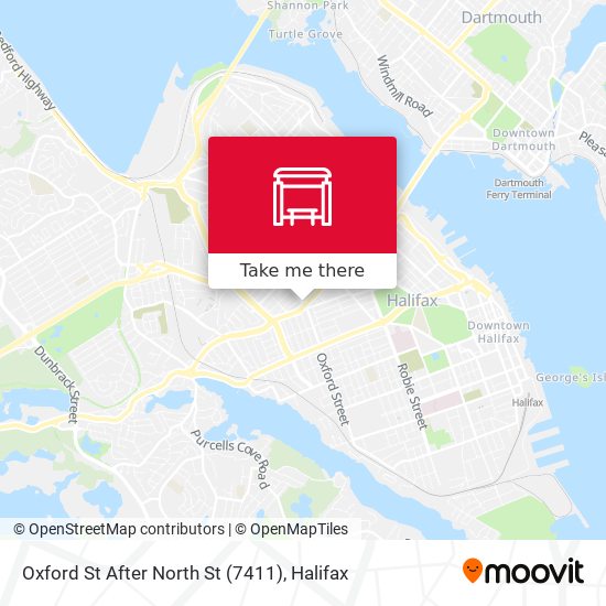 Oxford St After North St (7411) map