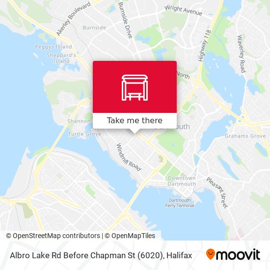 Albro Lake Rd Before Chapman St (6020) map