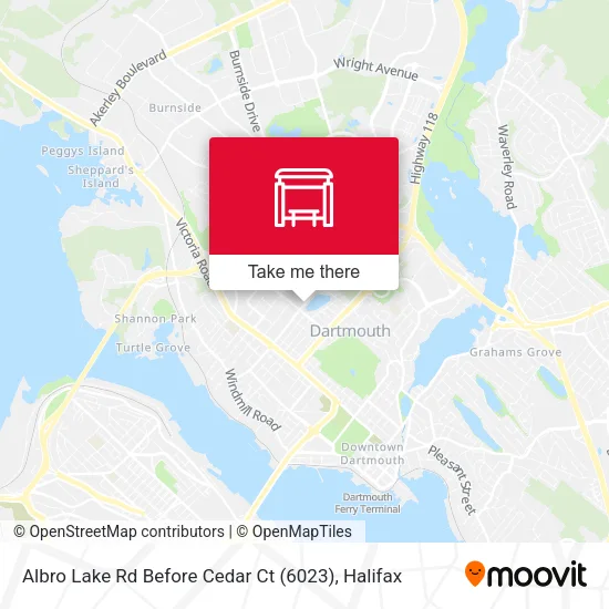 Albro Lake Rd Before Cedar Ct (6023) map