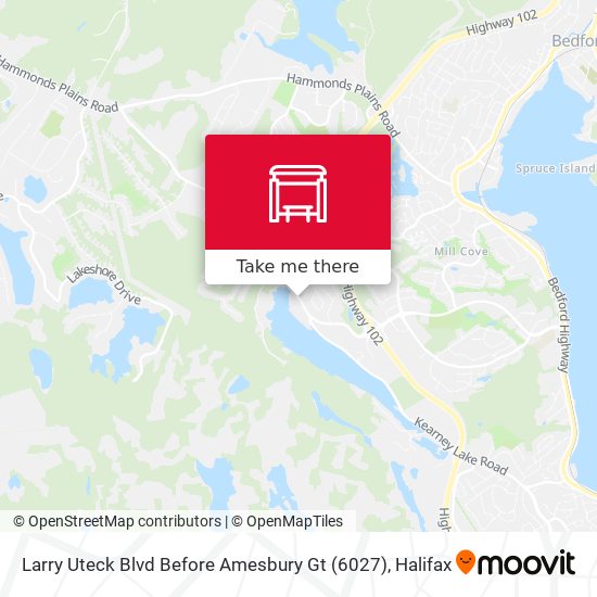 Larry Uteck Blvd Before Amesbury Gt (6027) map