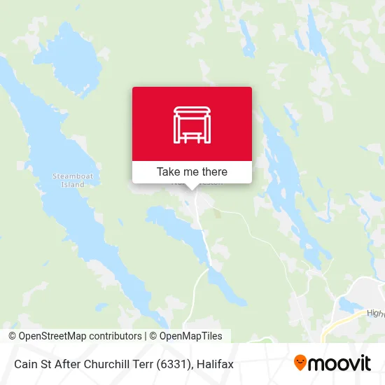 Cain St After Churchill Terr (6331) map