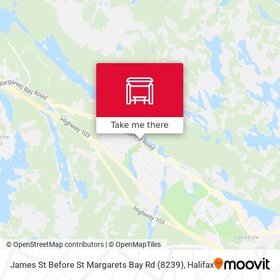 James St Before St Margarets Bay Rd (8239) map