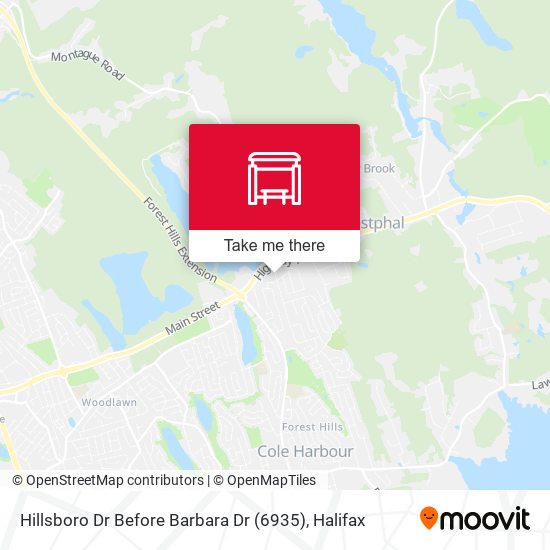 Hillsboro Dr Before Barbara Dr (6935) map