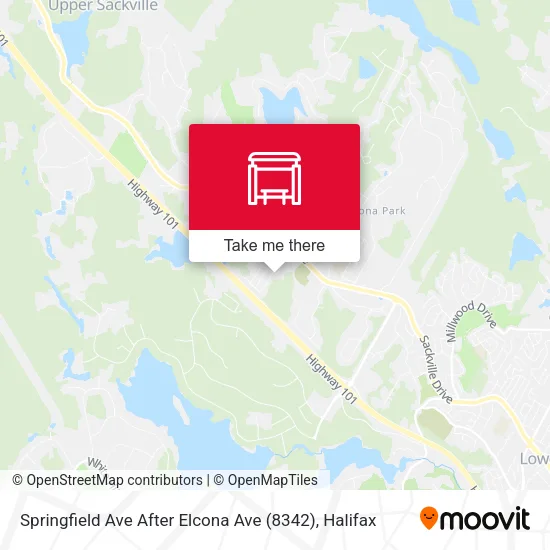 Springfield Ave After Elcona Ave (8342) map