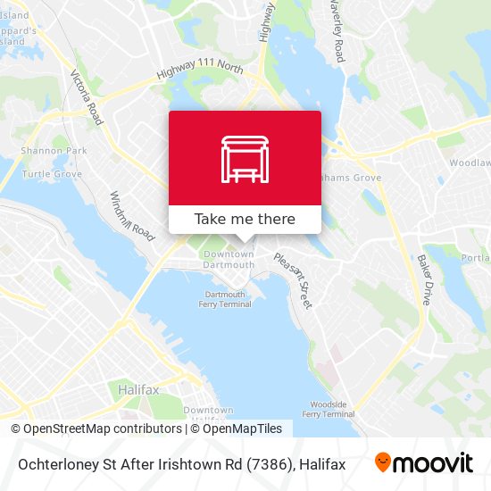 Ochterloney St After Irishtown Rd (7386) map