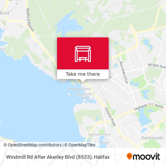 Windmill Rd After Akerley Blvd (8533) map