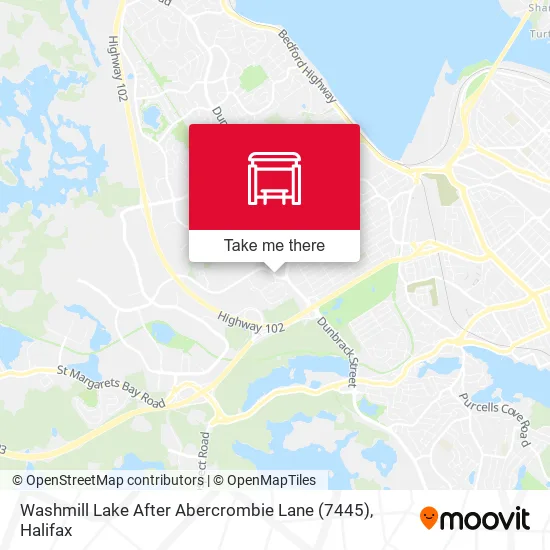 Washmill Lake After Abercrombie Lane (7445) map