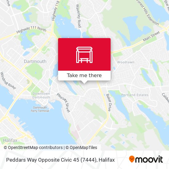 Peddars Way Opposite Civic 45 (7444) map