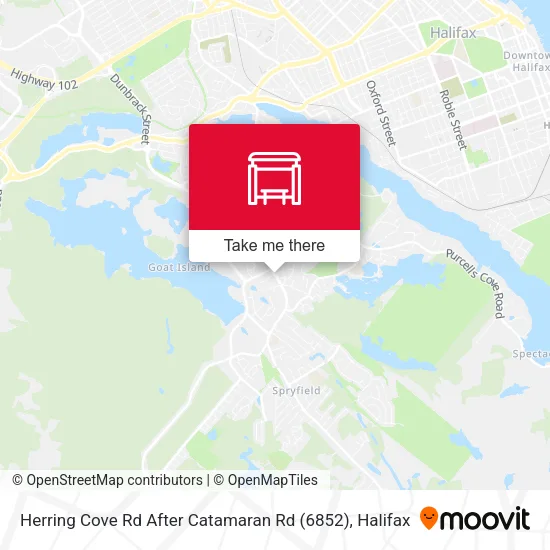 Herring Cove Rd After Catamaran Rd (6852) map