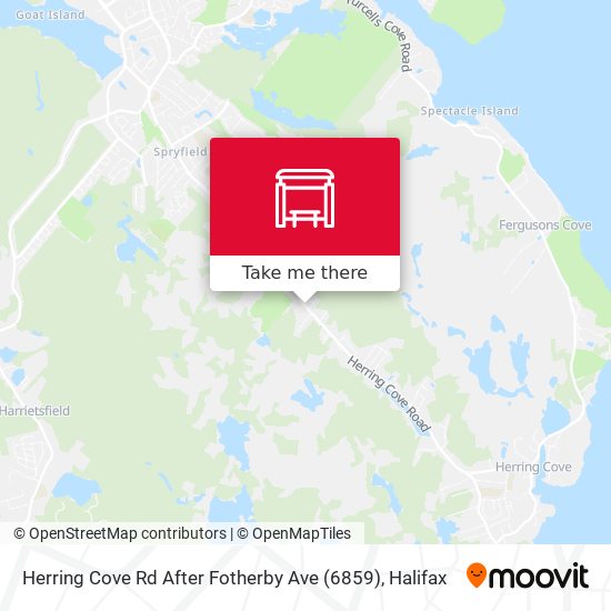 Herring Cove Rd After Fotherby Ave (6859) map