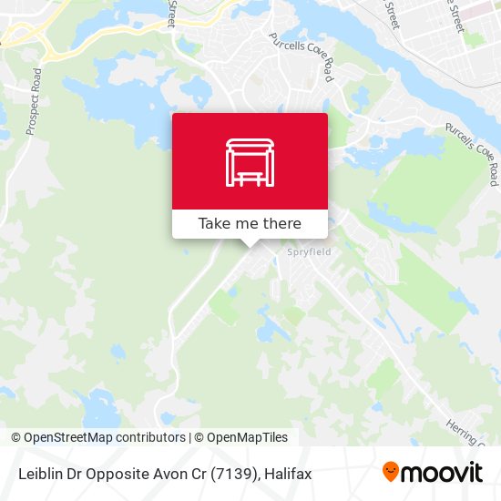 Leiblin Dr Opposite Avon Cr (7139) map