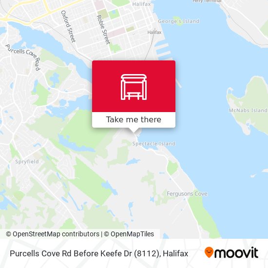 Purcells Cove Rd Before Keefe Dr (8112) map