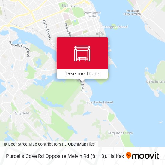 Purcells Cove Rd Opposite Melvin Rd (8113) map
