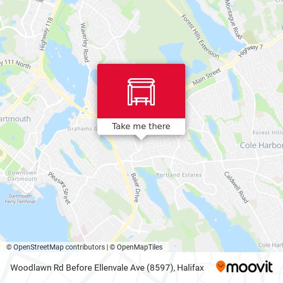 Woodlawn Rd Before Ellenvale Ave (8597) map