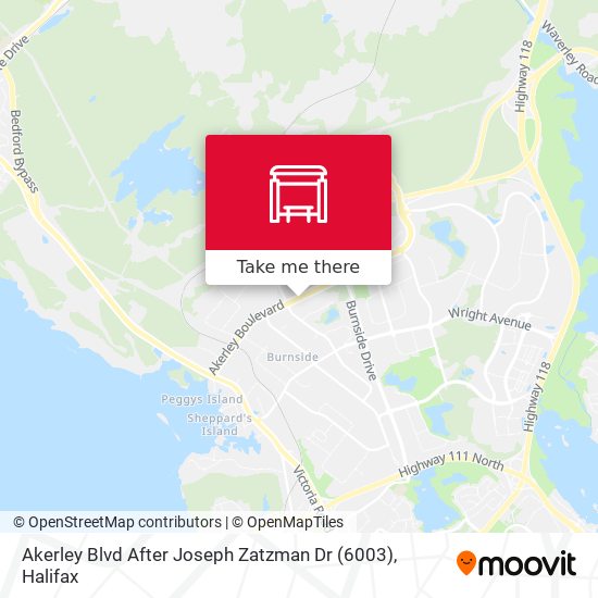Akerley Blvd After Joseph Zatzman Dr (6003) map