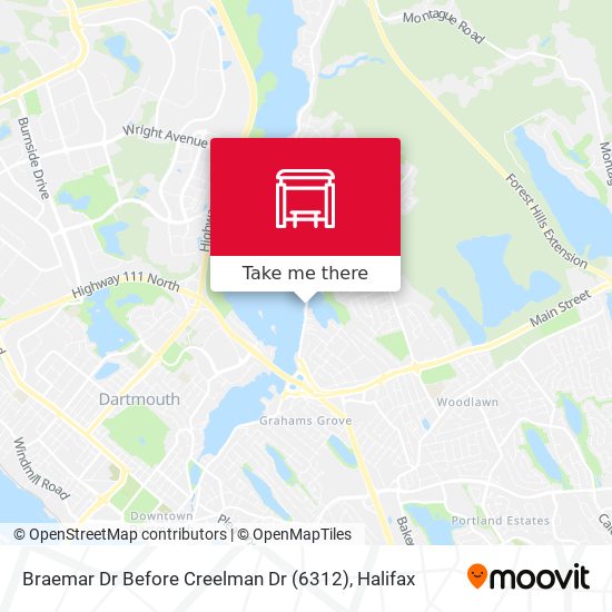 Braemar Dr Before Creelman Dr (6312) map