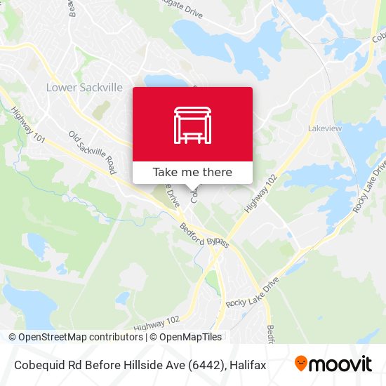 Cobequid Rd Before Hillside Ave (6442) map