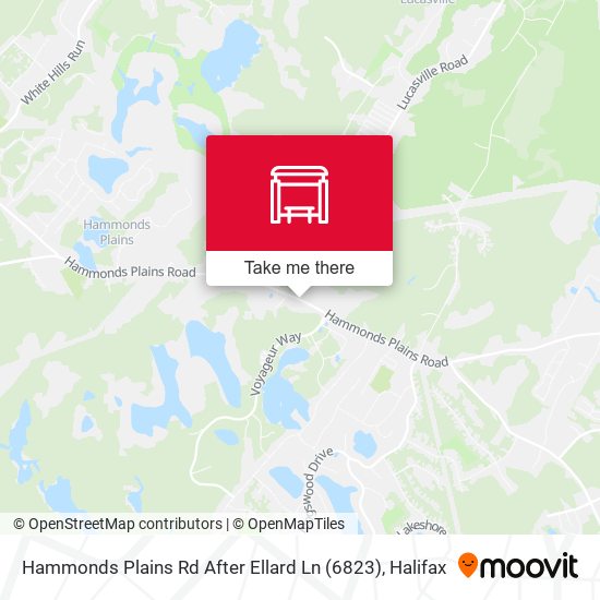 Hammonds Plains Rd After Ellard Ln (6823) map