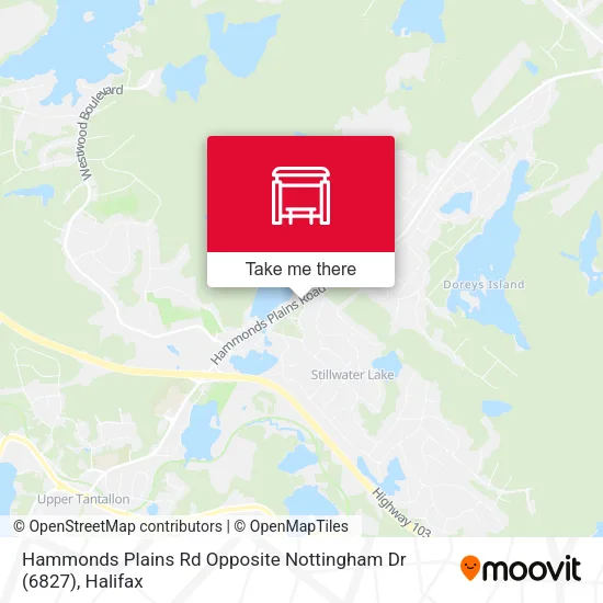 Hammonds Plains Rd Opposite Nottingham Dr (6827) map