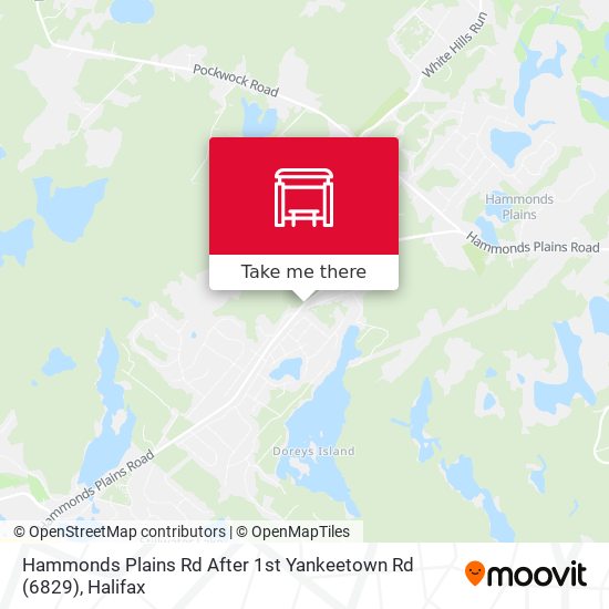 Hammonds Plains Rd After 1st Yankeetown Rd (6829) map