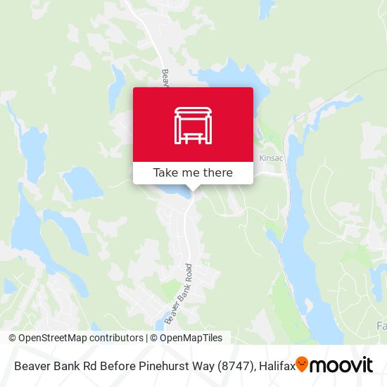 Beaver Bank Rd Before Pinehurst Way (8747) map