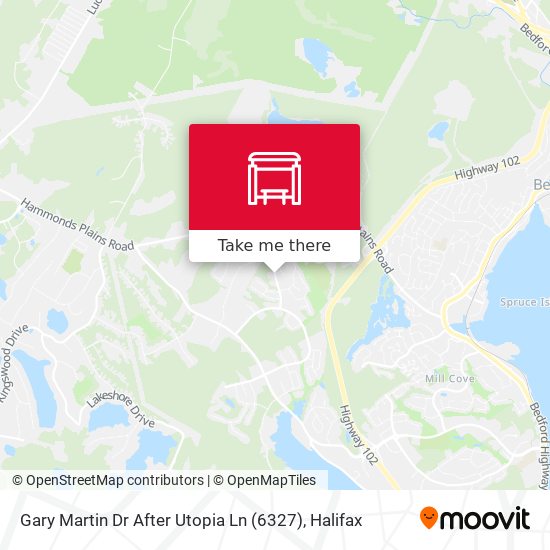 Gary Martin Dr After Utopia Ln (6327) map