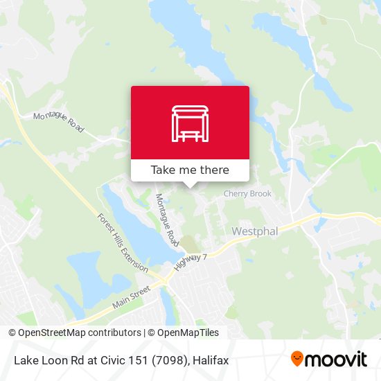 Lake Loon Rd at Civic 151 (7098) map