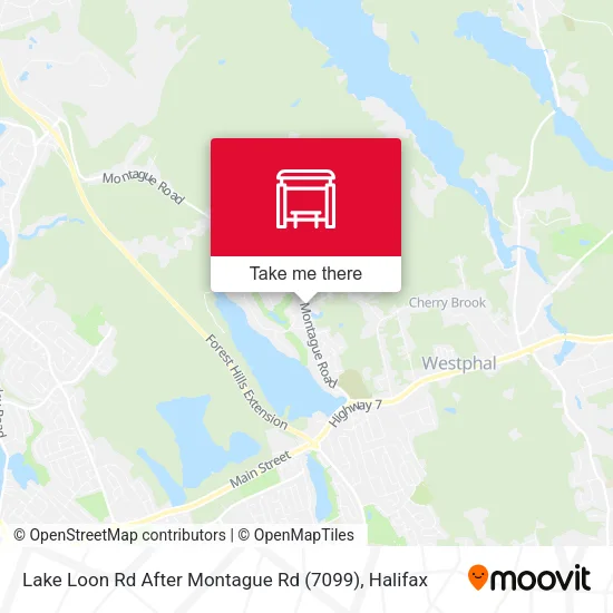 Lake Loon Rd After Montague Rd (7099) map