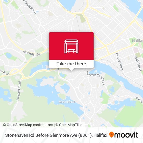 Stonehaven Rd Before Glenmore Ave (8361) map